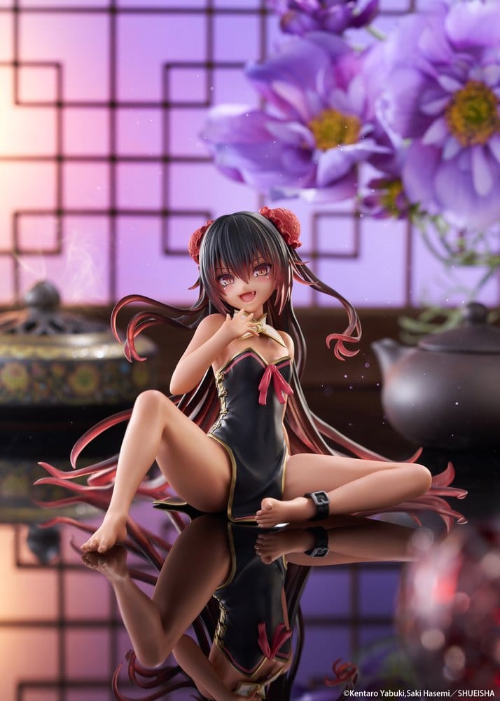 To Love-Ru Darkness Figura PVC Desktop Cute Nemesis (Chinese Dress Ver.) 13 cm