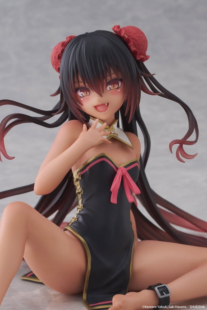 To Love-Ru Darkness Figura PVC Desktop Cute Nemesis (Chinese Dress Ver.) 13 cm