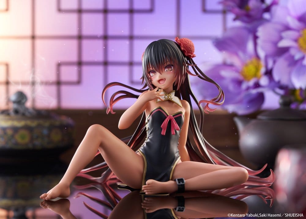 To Love-Ru Darkness Figura PVC Desktop Cute Nemesis (Chinese Dress Ver.) 13 cm