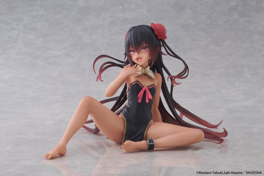 To Love-Ru Darkness Figura PVC Desktop Cute Nemesis (Chinese Dress Ver.) 13 cm