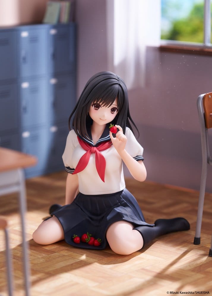 Strawberry 100% Figura PVC Desktop Cute Aya Tojo (School uniform Ver.) 13 cm