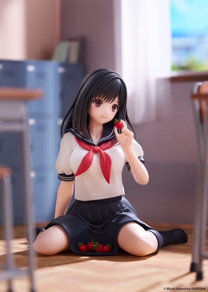 Strawberry 100% Figura PVC Desktop Cute Aya Tojo (School uniform Ver.) 13 cm