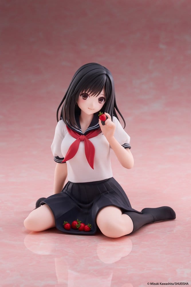 Strawberry 100% Figura PVC Desktop Cute Aya Tojo (School uniform Ver.) 13 cm