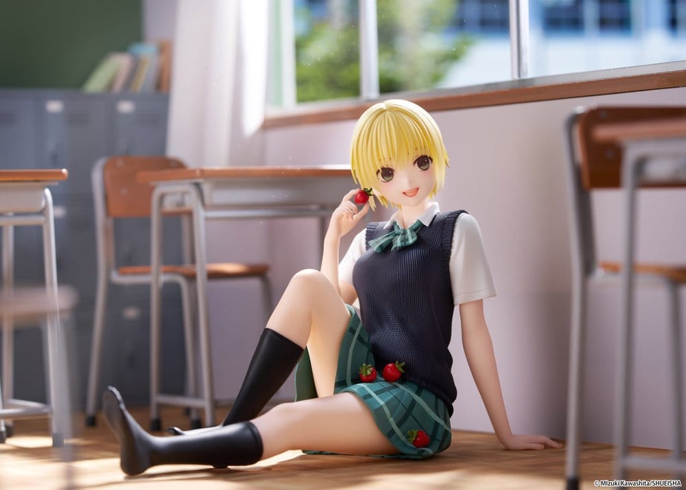 Strawberry 100% Figura PVC Desktop Cute Tsukasa Nishino (School uniform Ver.) 13 cm