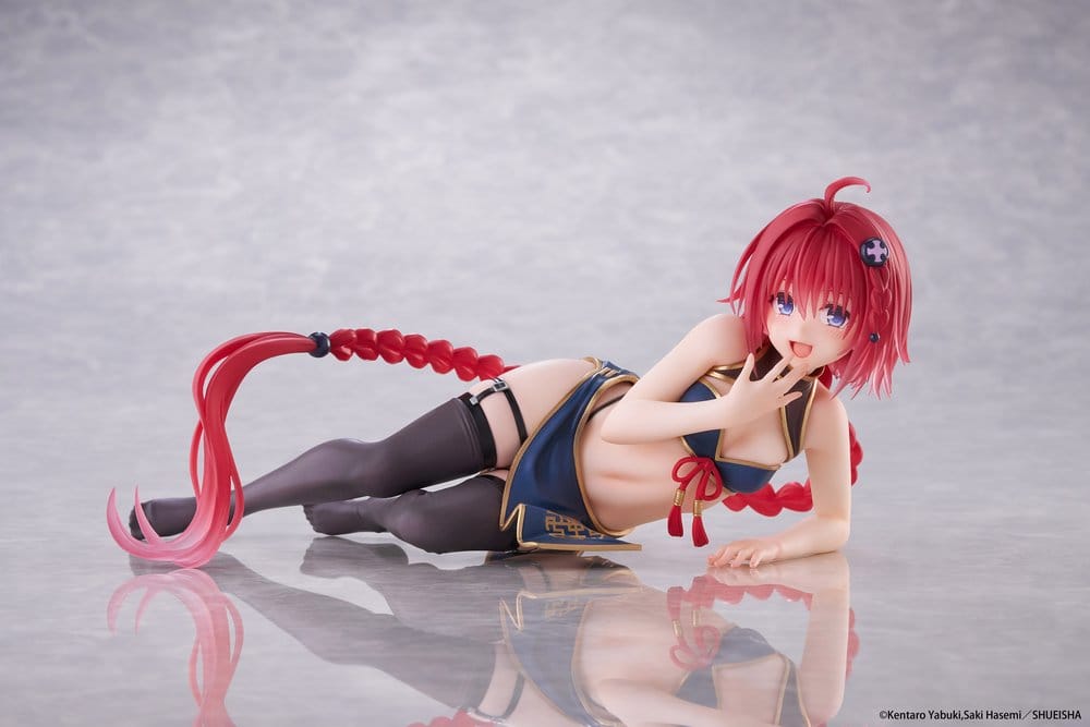 To Love-Ru Darkness Figura PVC Desktop Cute Mea Kurosaki (Chinese Dress Ver.) 13 cm