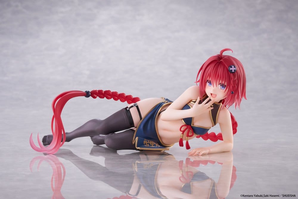 To Love-Ru Darkness Figura PVC Desktop Cute Mea Kurosaki (Chinese Dress Ver.) 13 cm