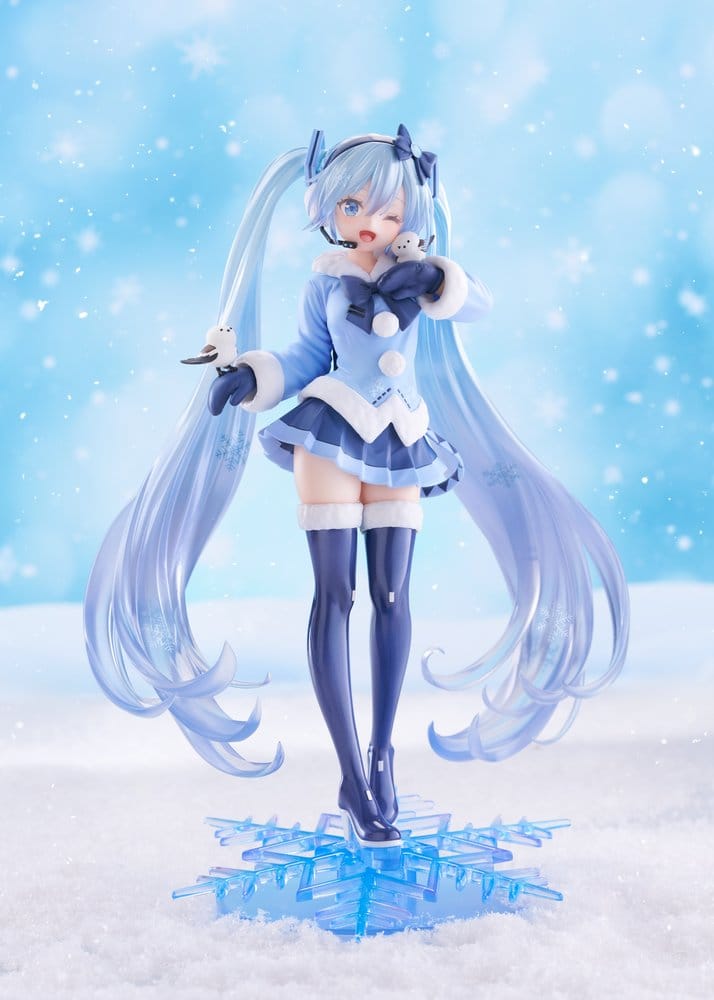 Hatsune Miku Figura PVC AMP+ Snow Miku All Stars 2012 Ver. 25 cm