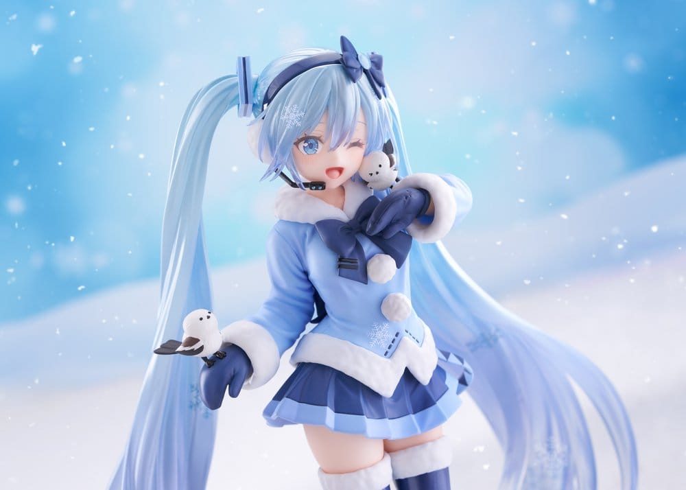 Hatsune Miku Figura PVC AMP+ Snow Miku All Stars 2012 Ver. 25 cm