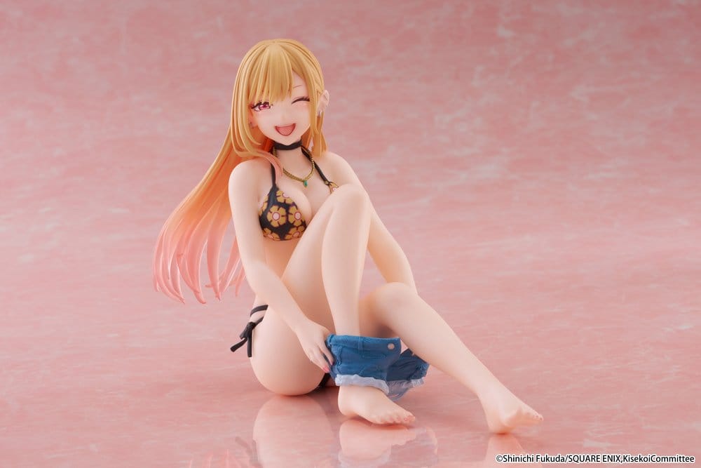 My Dress-Up Darling Figura PVC Desktop Cute Marin Kitagawa (Measured Swimsuit Ver.) Reissue 13 cm
