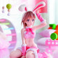 A Certain Scientific Railgun Figura PVC Moflock Mikoto Misaka (Fluffy Bunny Ver.) 13 cm