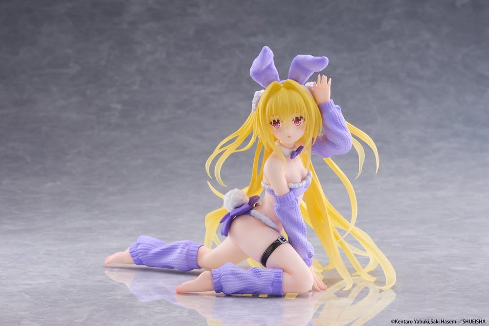 To Love-Ru Darkness Figura PVC MOFLOCK Golden Darkness (Fluffy Bunny Ver.) 13 cm