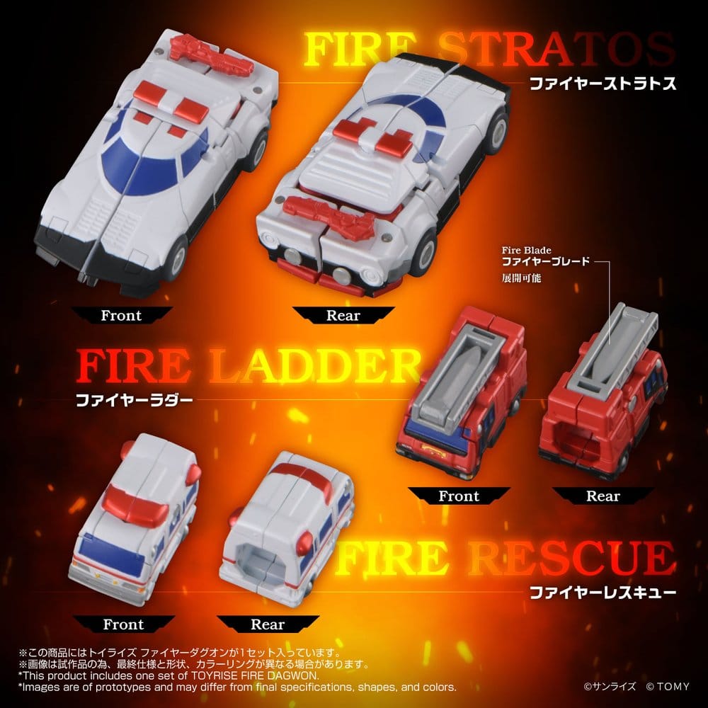 Brave Command Dagwon Toyrise Figura Fire Dagwon 18 cm