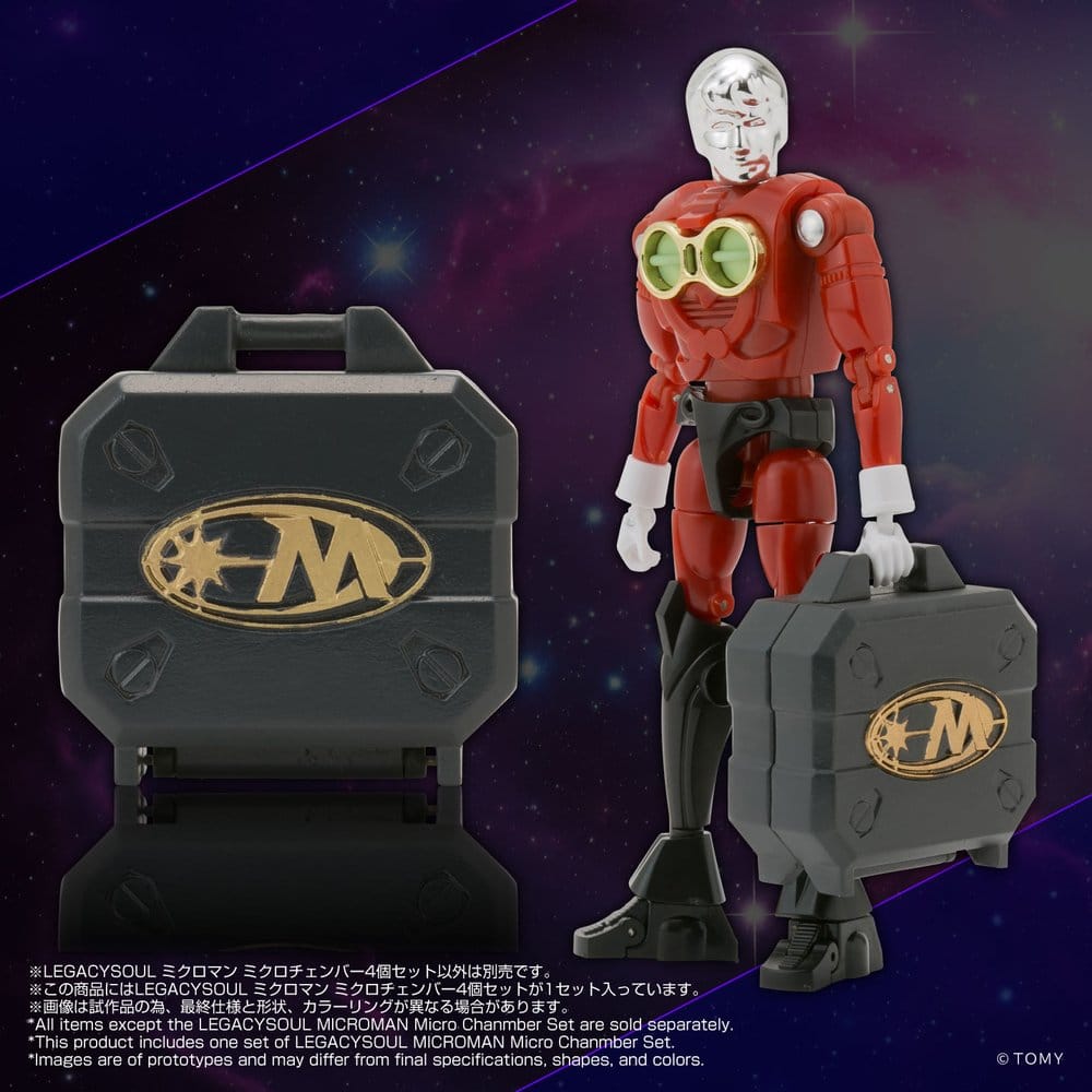 Microman Accesorios para las Figuras Legacy Soul Microchambers