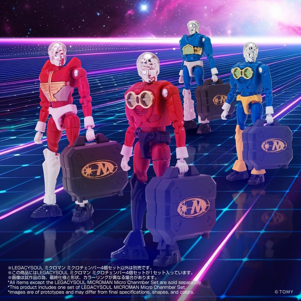 Microman Accesorios para las Figuras Legacy Soul Microchambers