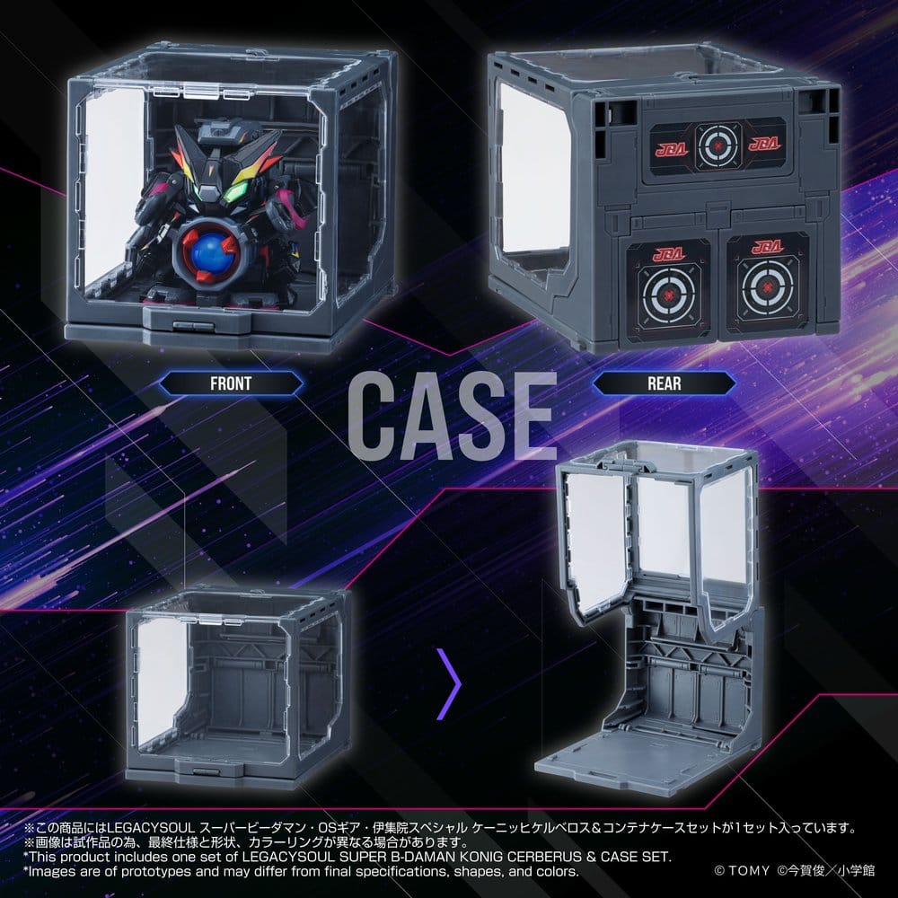 Legacysoul Super B-Daman Figura Legacy Soul Konig Cerberus & Case Set