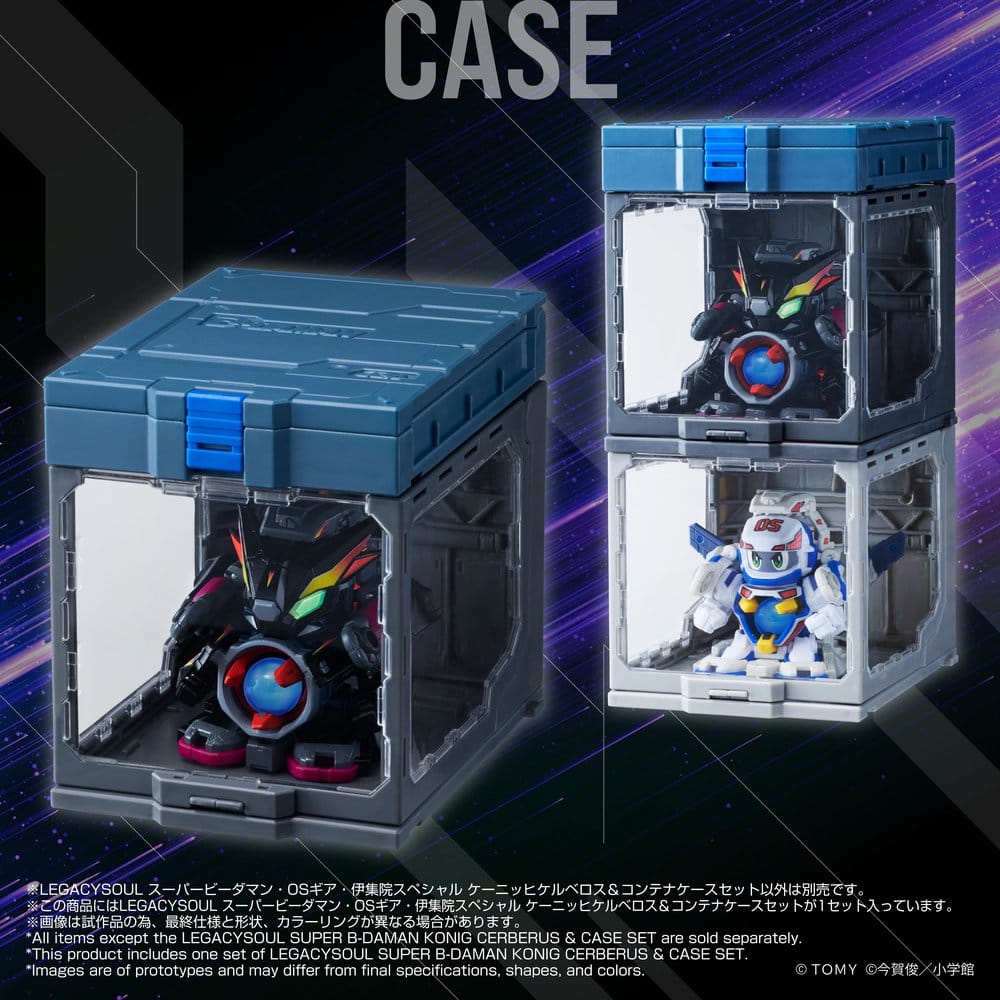 Legacysoul Super B-Daman Figura Legacy Soul Konig Cerberus & Case Set