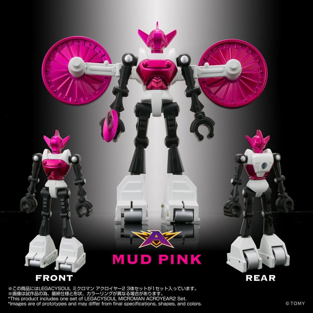 Microman Legacysoul Pack de 3 Figuras Acroyear 2