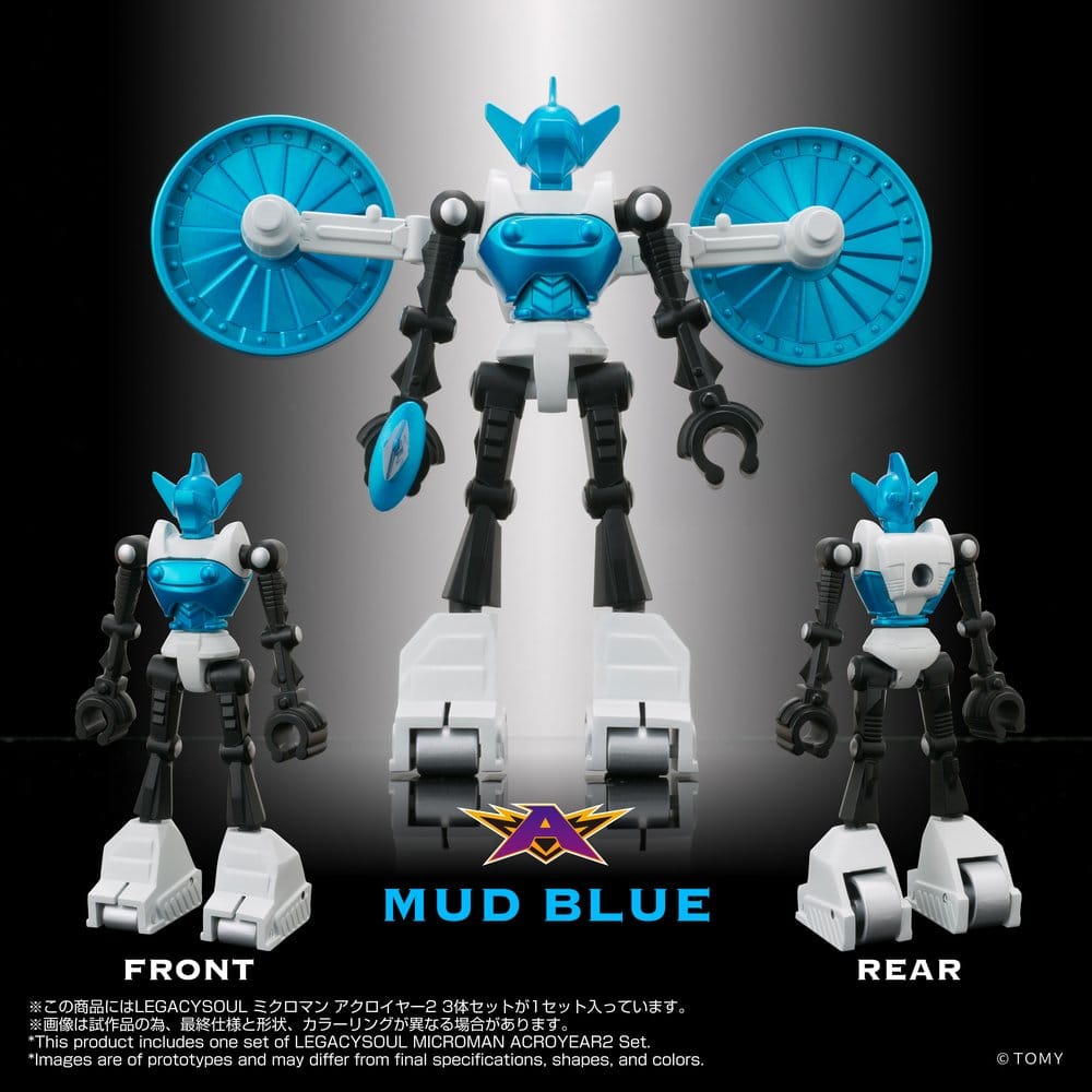 Microman Legacysoul Pack de 3 Figuras Acroyear 2