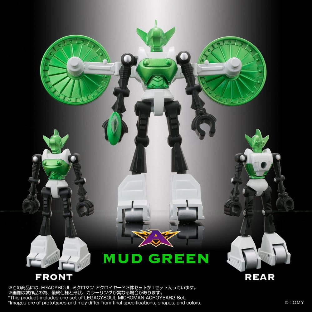 Microman Legacysoul Pack de 3 Figuras Acroyear 2