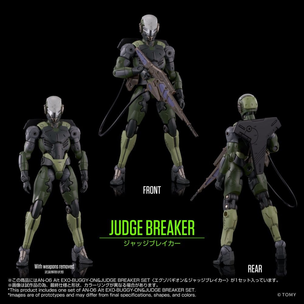 Altered Nano Figura AN-06 Alt Exo-Buggy-On & Judge Breaker Set 16 cm