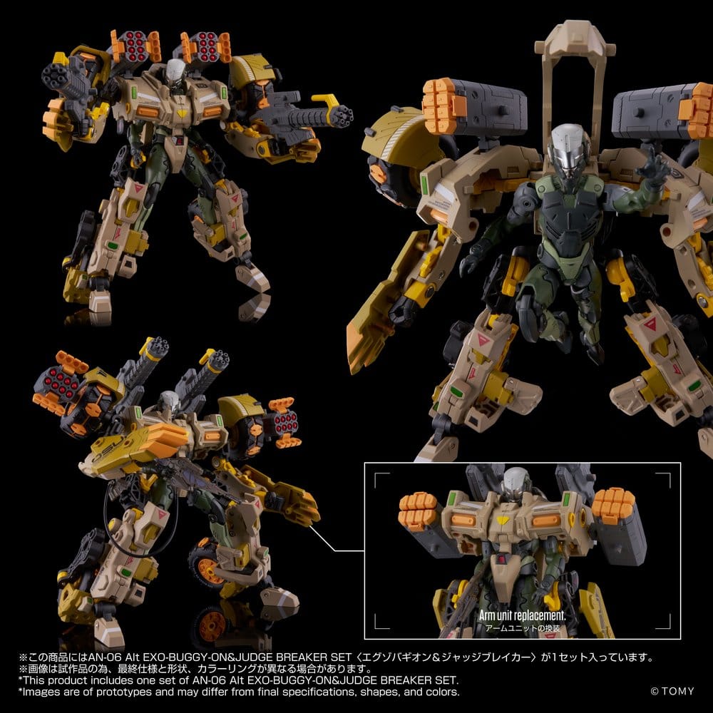 Altered Nano Figura AN-06 Alt Exo-Buggy-On & Judge Breaker Set 16 cm