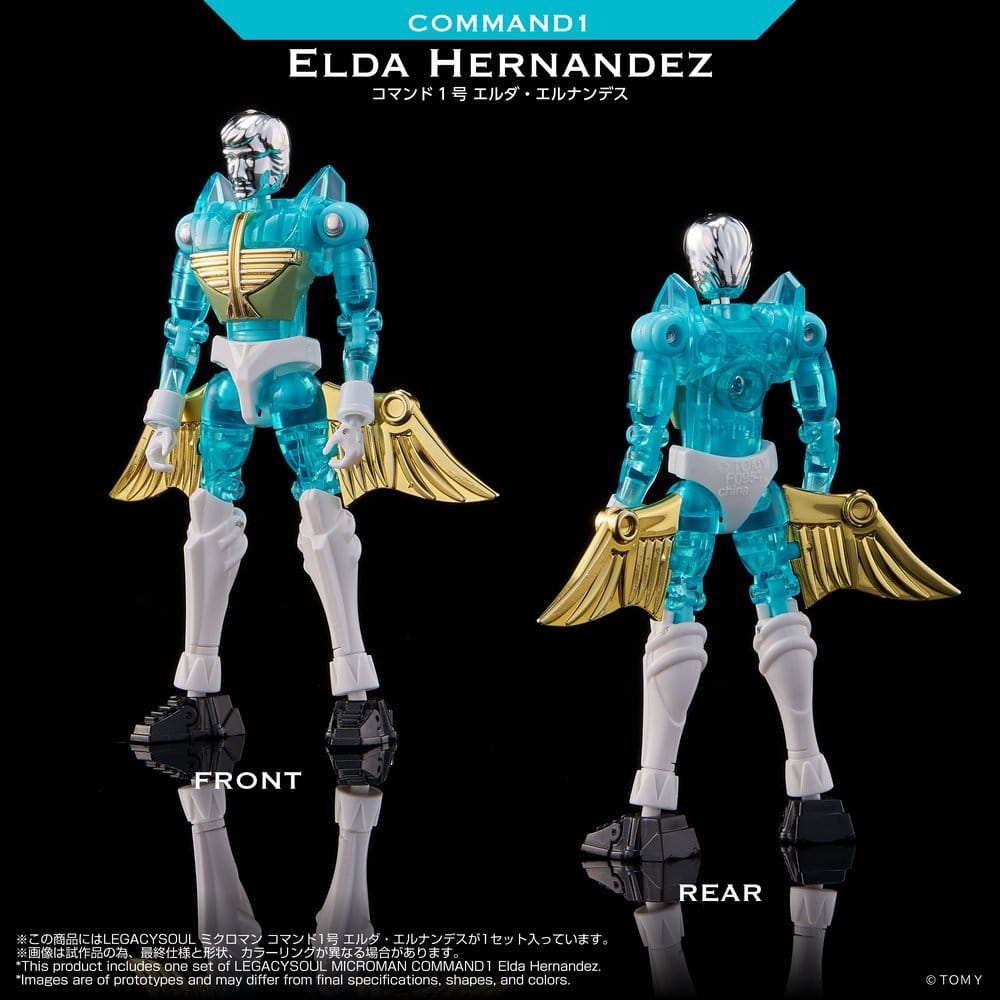 Microman Legacy Soul Figura Command 1 Elda Hernandez