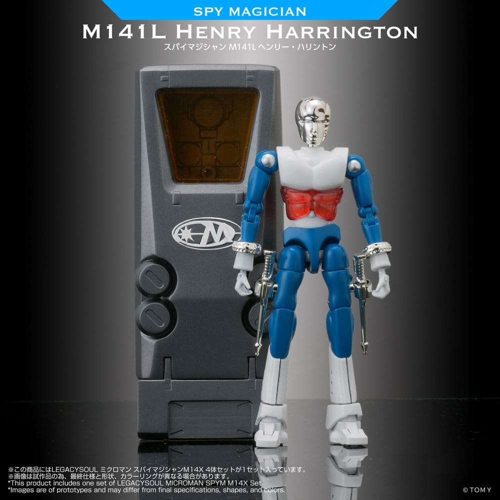 Microman Legacysoul Pack de 4 Figuras SPYM M14X Set