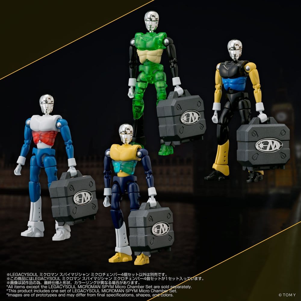Microman Accesorios para las Figuras SPYM Micro Chamber Set