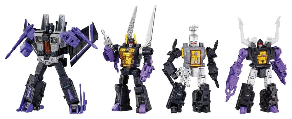 Transformers Dramatic Capture Series Pack de 4 Figuras Decepticons Part 2