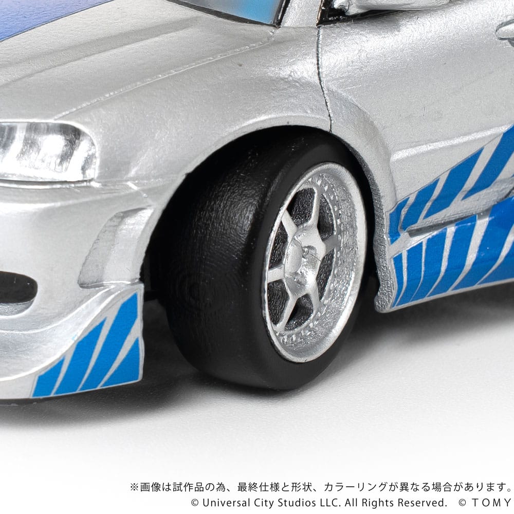 Fast & Furious vehículo con minifigura Q-Village Nissan Skyline GT-R (R34) 9 cm - Z POP Toys