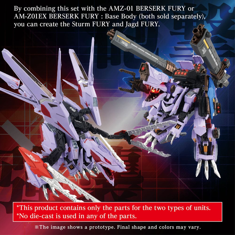 Zoids Accesorios AM-Z01CP Berserk Fury Sturm & Jagd Unit - Z POP Toys