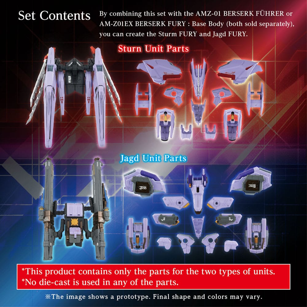 Zoids Accesorios AM-Z01CP Berserk Fury Sturm & Jagd Unit - Z POP Toys