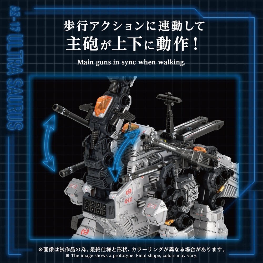 Zoids Maqueta Plastic Model Kit 1/72 AZ-17 Ultra Saurus 58 cm