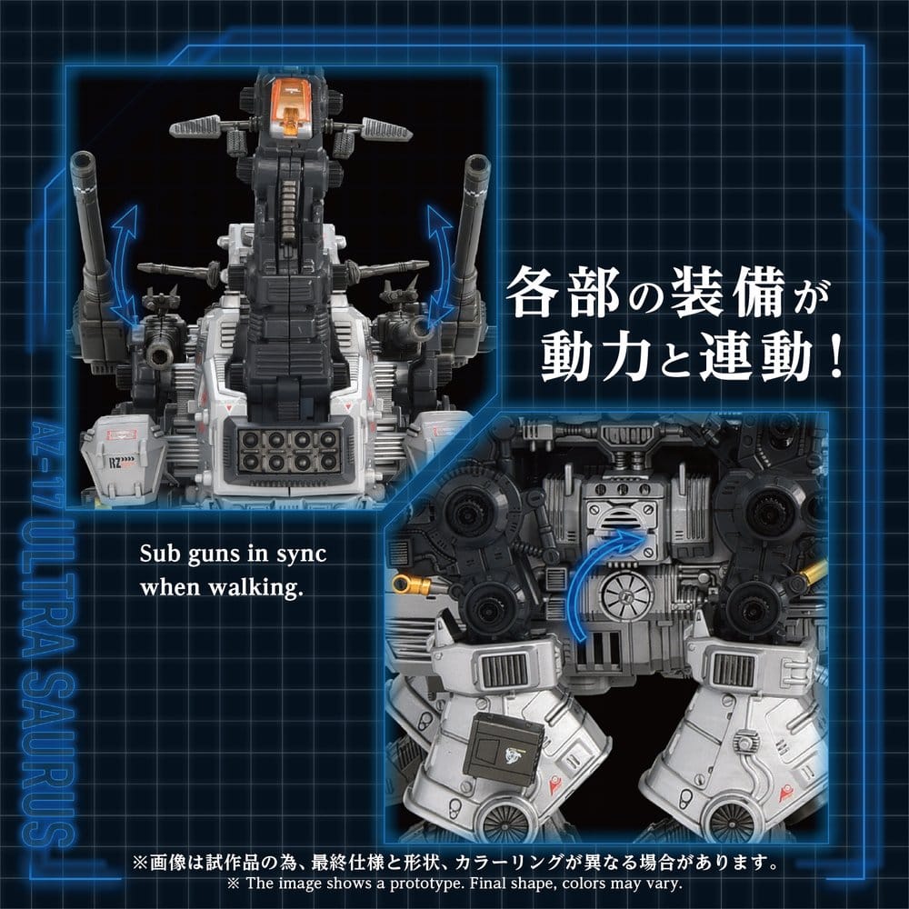 Zoids Maqueta Plastic Model Kit 1/72 AZ-17 Ultra Saurus 58 cm