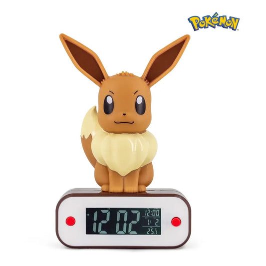 Pokémon despertador con luz Evoli 18 cm