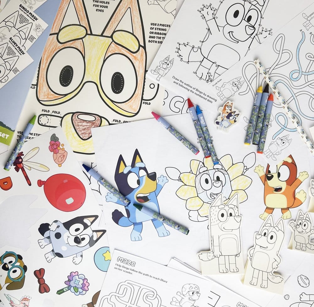 Bluey Set de actividades y diversión