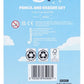 Bluey Juego de 4 Piezas Para Escribir