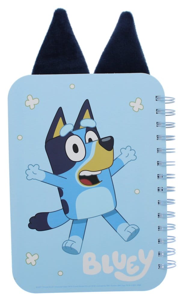 Bluey Libreta de Peluche Azul