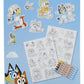 Bluey Set de Colorear con Pegatinas