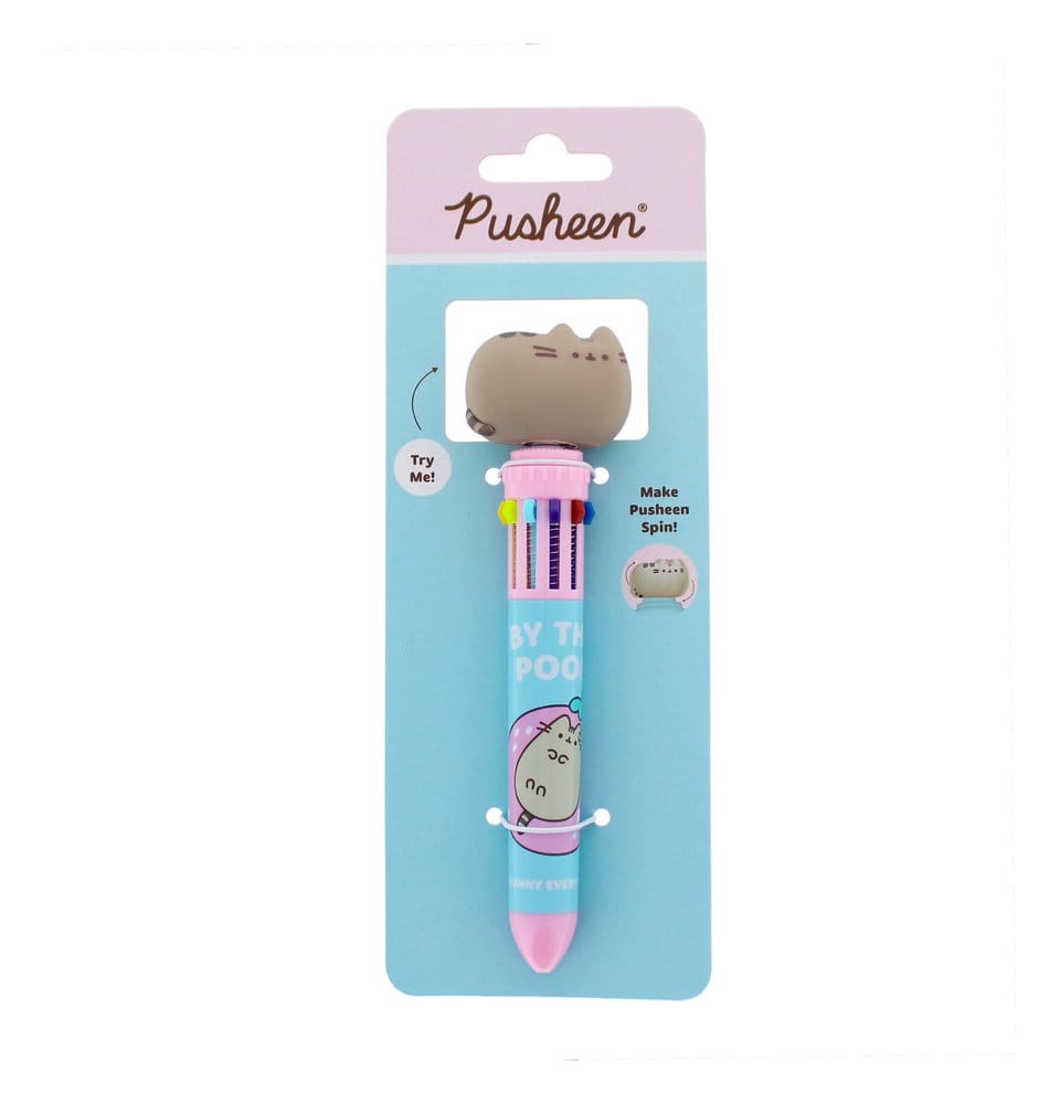 Pusheen Bolígrafo Multicolor Spinny By The Pool Azul