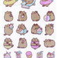 Pusheen Set de Pegatinas