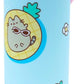 Pusheen Botella de Agua Flip Top By The Pool Azul