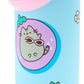 Pusheen Botella de Agua Flip Top By The Pool Azul