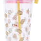 Pusheen Vaso con Paja 700 ml