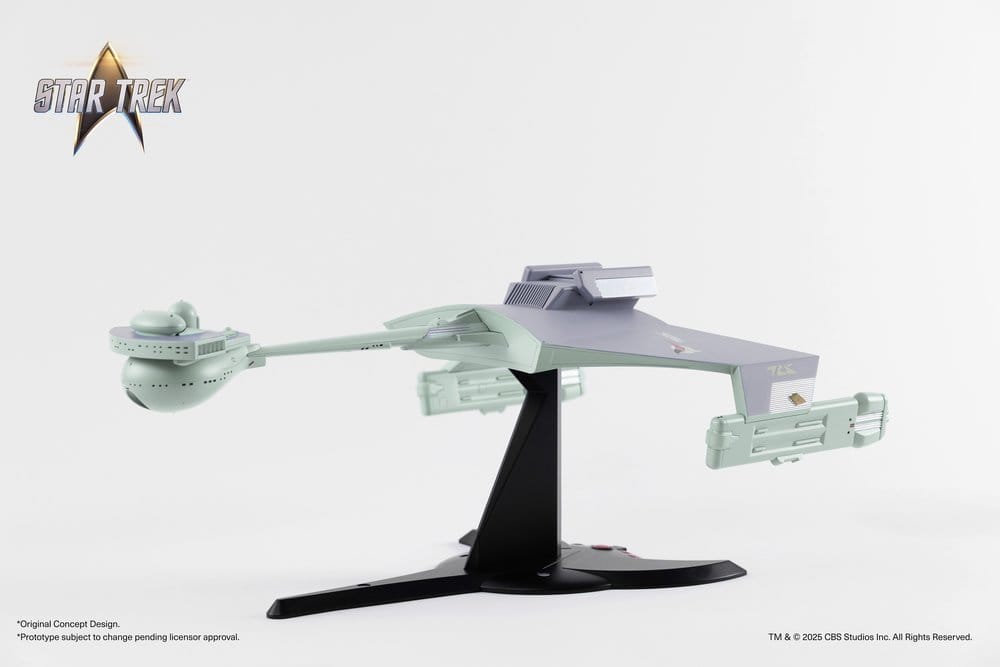 Star Trek TOS Réplica DieCast 1/350 Klingon D7 Battle Cruiser Original Concept Design heo EU Exclusive 66 cm