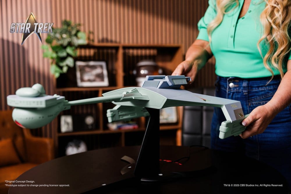 Star Trek TOS Réplica DieCast 1/350 Klingon D7 Battle Cruiser Original Concept Design heo EU Exclusive 66 cm