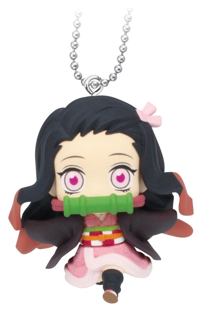 Demon Slayer: Kimetsu no Yaiba Llaveros Swing Danglers 3 cm Mystery Capsule Expositor (12)