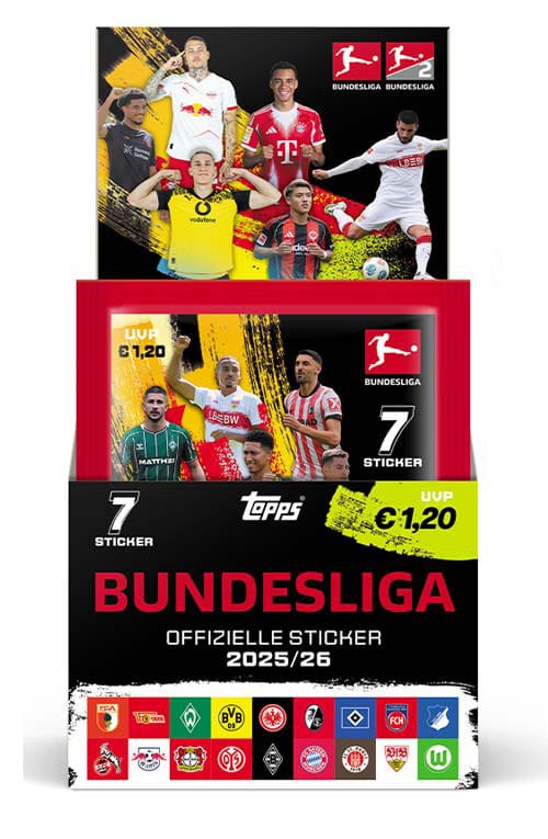 Bundesliga 2025/26 Sticker Collection Caja (50)