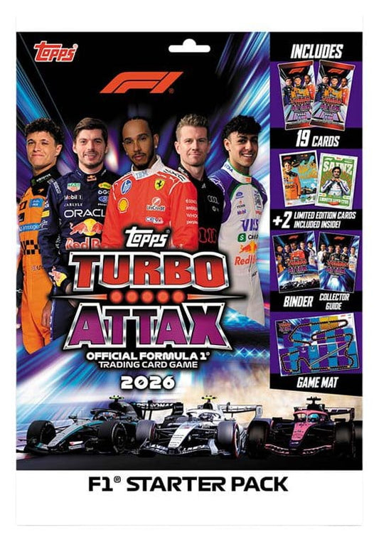 Fórmula 1 Turbo Attax 2026 Cartas Coleccionables Starter Set