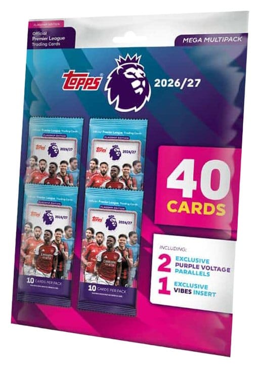 Premier League 2026/2027 Cartas Coleccionables Mega Multipack